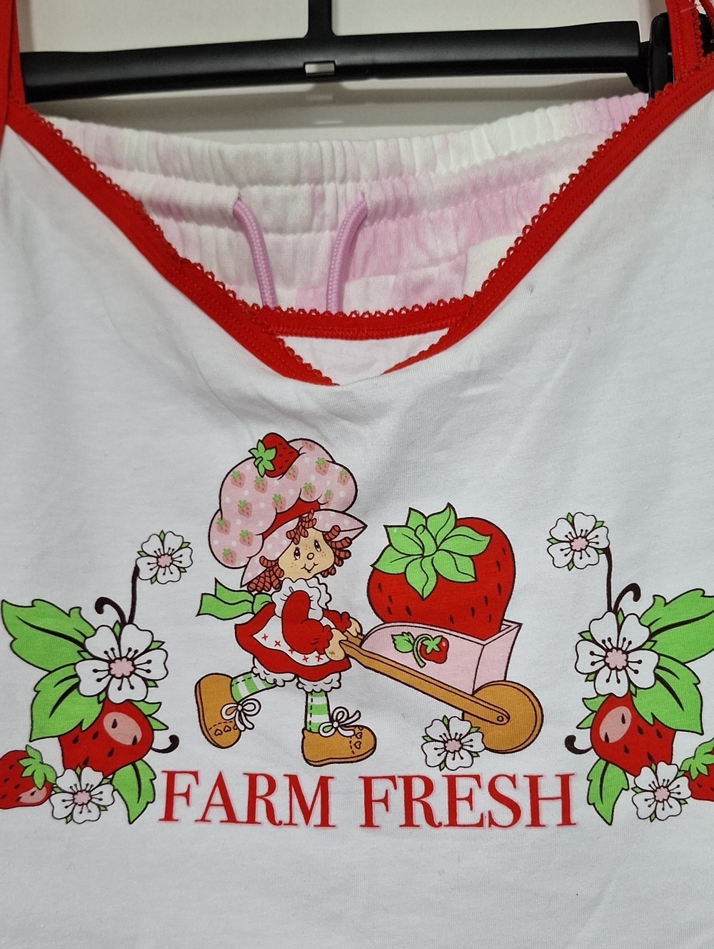 Strawberry Shortcake Pink and White Character Print Shorts - Picture 3 of 12